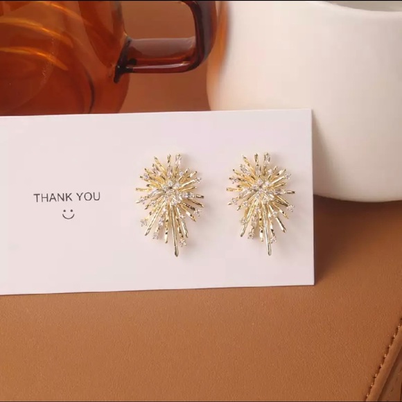 New Firework Stud Earrings - Picture 4 of 6